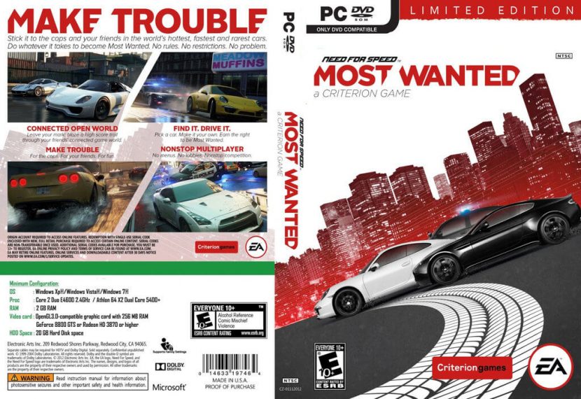 Need For Speed Most Wanted 2 PC Game Free Download By worldof-pcgames.net