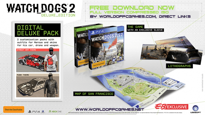 Watch Dogs 2 Free Download PC Game ISO By worldof-pcgames.net