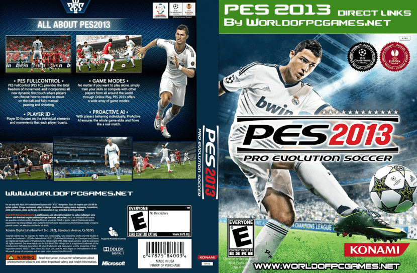 PES Pro Evolution Soccer 2013 Free Download PC Game ISO By worldof-pcgames.net