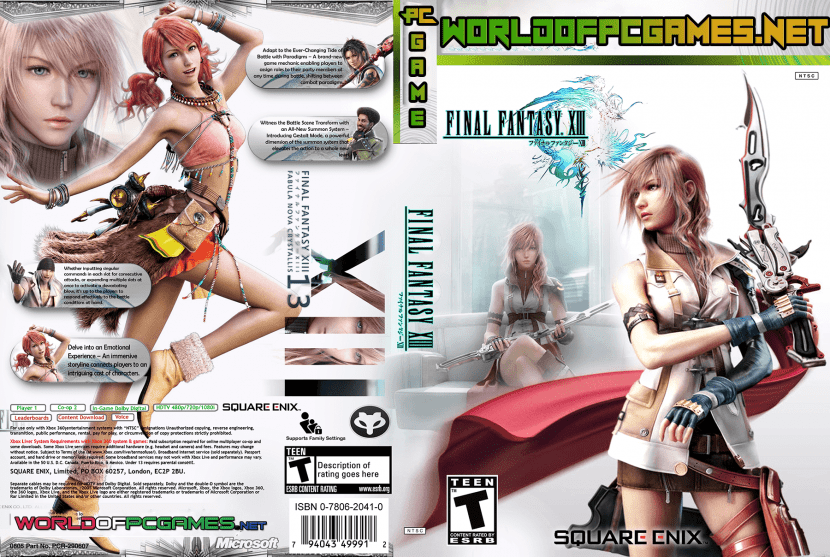 Final Fantasy XIII Free Download Free Download PC Game By worldof-pcgames.net