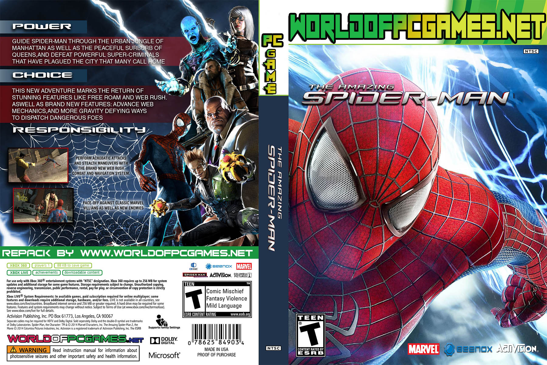 The Amazing Spider Man Free Download PC Game Full Version