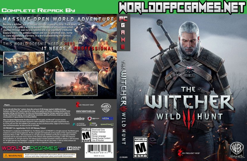 The Witcher 3 Wild Hunt Free Download PC Game By worldof-pcgames.net