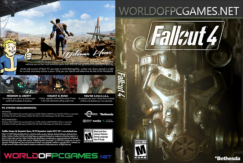 Fallout 4 Free Download PC Game Repack By worldof-pcgames.net