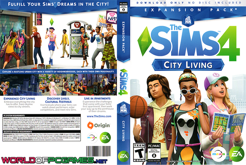 The Sims 4 City Living Free Download PC Game By worldof-pcgames.net