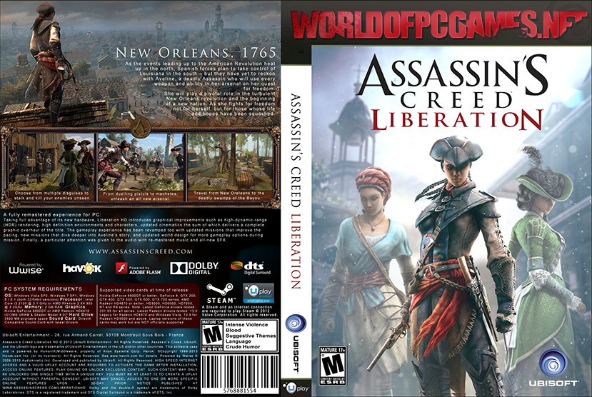 Assassins Creed Liberation Free Download PC Game By worldof-pcgames.net