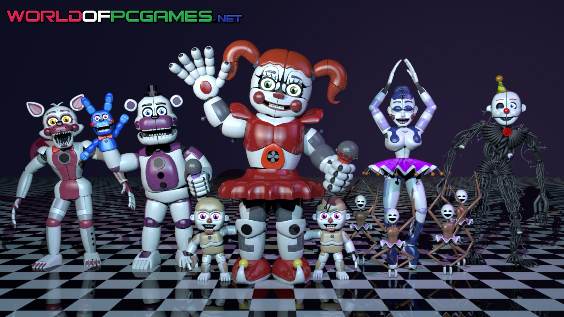 Five Nights At Freddys Sister Location Free Download PC Game By Worldofpcgames