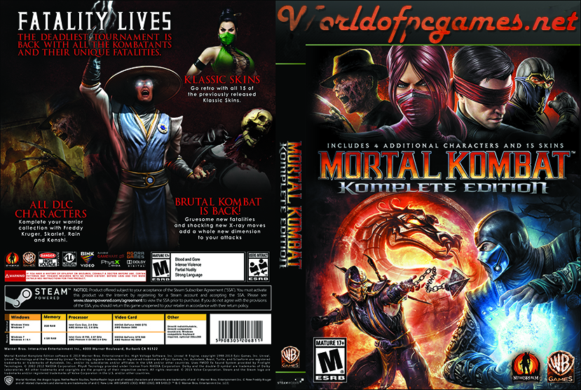 Mortal Kombat Free Download PC Game By worldof-pcgames.net