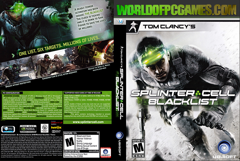 Splinter Cell Blacklist Free Download PC Game By worldof-pcgames.netm