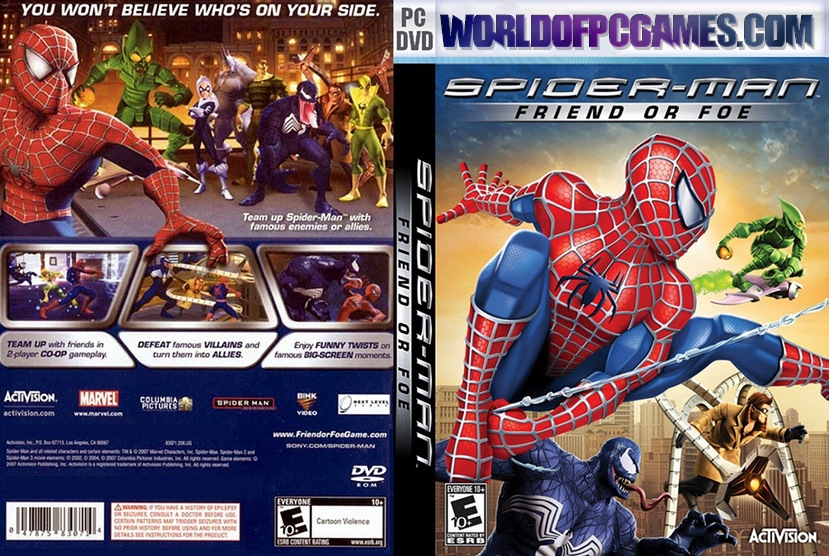 Spider Man Friend Or Foe Free Download PC Game By worldof-pcgames.netm