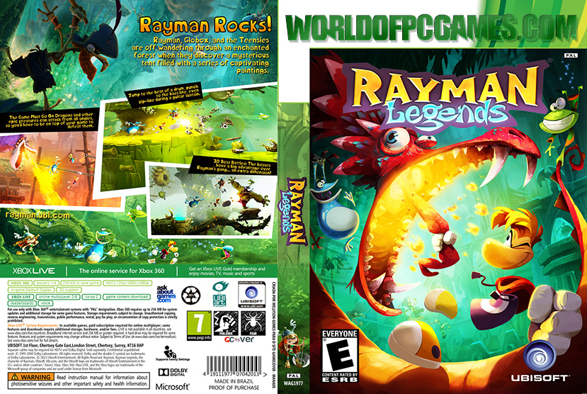 Rayman Legends Free Download PC Game By worldof-pcgames.netm