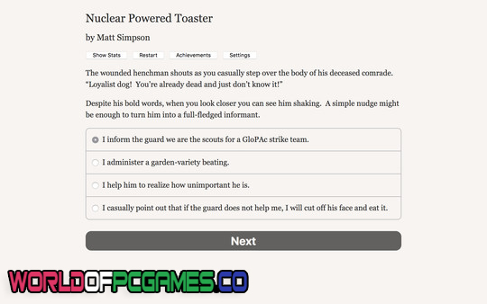 Nuclear Powered Toaster Free Download PC Games By worldof-pcgames.net