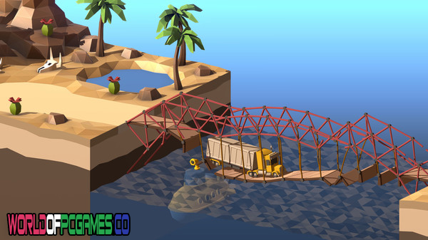 Poly Bridge 2 Free Download PC Game By worldof-pcgames.net