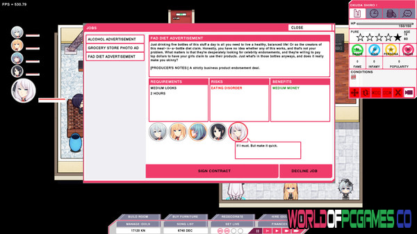 Shinning Song Starnova Idol Empire Free Download PC Game By worldof-pcgames.net